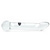 Ball head with curved elbow glass dildo wand - Glass G-spot shaft