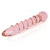 Swirl rib glass dildo probe