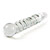 Swirl rib glass dildo probe