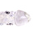 Rocky road glass dildo with handle