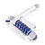 Double penetration glass dildo gun - Glass dildo