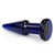 Cobalt blue anal plug
