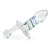 Dichroic juicer with rotator plate glass dildo - Glass juicer