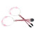 Beaded nipple clamps