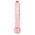 White hearts G wand - Glass G-spot shaft