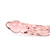 Crystal cut pink double dong