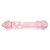 Glass wand with hearts - Glass dildo