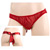 Silk thong with satin bow