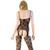 Bow lace bodystocking - Crotchless bodystocking