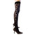 Swirl jacquard teddy set - Teddy and stockings set