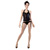 Wet look halter bustier