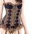 Embroidered corset and thong - Corset and panty set