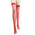 Backseam fishnet thigh highs