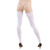 Opaque thigh highs with lace up top - Thigh highs