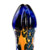 Blue head caterpillar lattachino inside out glass dildo wand