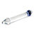 Flowered tickle tip head G-spot glass dildo wand - Glass dildo