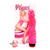 Hot pink twister-8" - Traditional vibrator