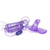 Hands free micro clitoral tickler