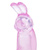Customize your "O" pink bunny