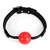 Silicone ball gag