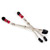 Beaded nipple clamps