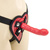 Heart harness and silicone dong set