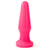 Vibrating silicone neon anal plug - Vibrating anal plug