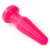 Vibrating silicone neon anal plug - Vibrating anal plug
