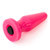 Vibrating silicone neon anal plug - Vibrating anal plug