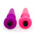 Vibrating silicone neon anal plug - Vibrating anal plug