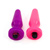 Vibrating silicone neon anal plug - Vibrating anal plug