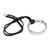 Cock ring with leather neckstrap