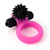 Spiked silicone vibrating cock ring