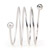 Silver spiral cock ring
